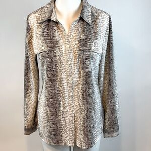 Studio Works Snake Print Blouse- S